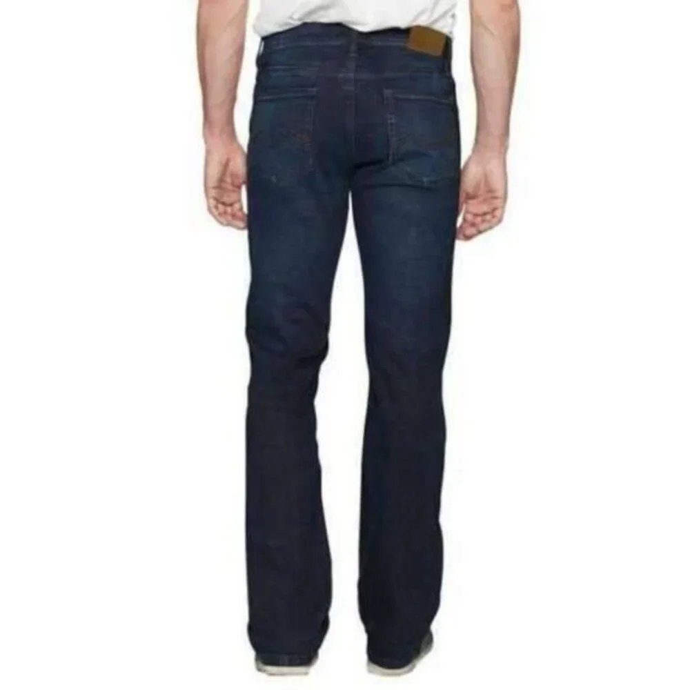 Men's Urban‎ Star Relaxed Straight Leg Denim Jeans Dark Wash 36 x 36